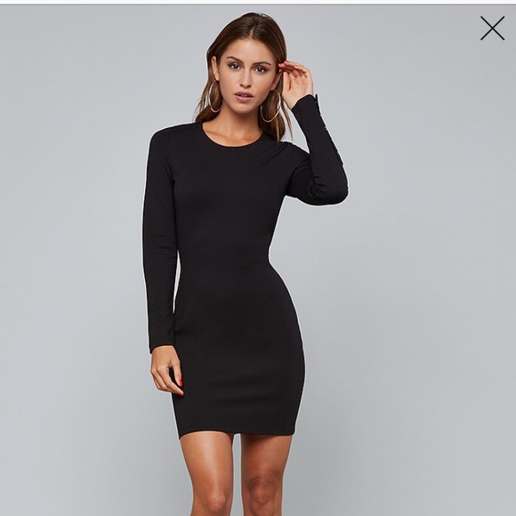 faux suede bodycon dress